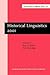 Historical Linguistics 2001...