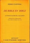 De Bible en Bible  by Pierre Courthial