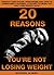 20 REASONS YOU'RE NOT LOSING WEIGHT by Stephen Reed