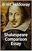 Shakespeare Comparison Essay (Homeworker Helper)