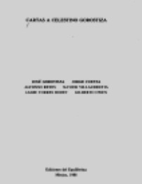 Cartas a Celestino Gorostiza