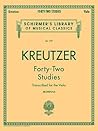 Rodolphe Kreutzer – 42 Studies: Transcribed for Viola | Schirmer’s Library of Musical Classics Vol. 1737 | Viola Sheet Music | Classical Viola Method Book for Technique and Practice | G. Schirmer