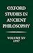Oxford Studies in Ancient Philosophy by C.C.W. Taylor