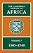 The Cambridge History of Africa by Andrew D. Roberts The Cambridge History of Africa by Andrew D. Roberts