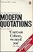 The Penguin Dictionary of Modern Quotations