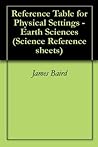 Reference Table for Physical Settings - Earth Sciences (Science Reference sheets)