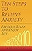 Ten Steps to Relieve Anxiety: Refocus, Relax and Enjoy Life