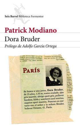 Portada de Dora Bruder, de Patrick Modiano