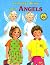 Coloring Book About Angels