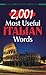 2,001 Most Useful Italian Words (Dover Language Guides Italian)