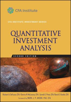 Quantitative Investment Analysis (Hardcover)