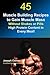 45 Muscle Building Recipes to Gain Muscle Mass Without Shakes or Pills: High Protein Content in Every Meal