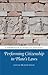 Performing Citizenship in Plato's Laws (Cambridge Classical Studies)
