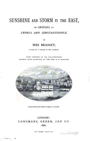 Sunshine and Storm in the East, of Cruises to Cyprus and Constantinople
