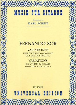 Variationen Ueber Ein Thema Von Mozart. Gitarre