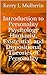 Introduction to Personality Psychology Humanist, Existential, and Dispositional Theories of Personality