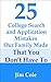 25 College Search and Application Mistakes Our Family Made That You Don’t Have To