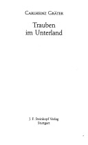 Trauben im Unterland