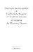 Discours de Réception de Gabriel de Broglie à l'Académie Française et Réponse de Maurice Druon