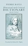 Historical and Critical Dictionary: Selections