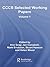 CCCS Selected Working Papers: Volume 1
