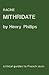 Racine: Mithridate (Critical Guides to French Texts)
