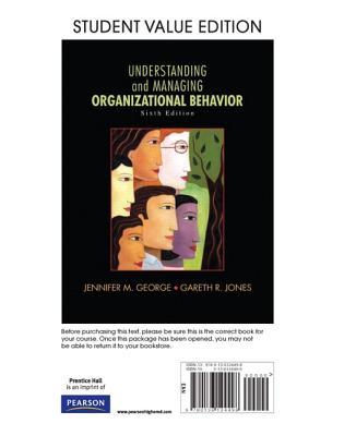 Understanding and Managing Organizational Behavior, Student Value Edition Plus 2014 MyLab Management with Pearson eText -- Access Card Package (6th Edition)