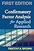 Confirmatory Factor Analysis for Applied Research