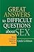 Great Answers to Difficult Questions about Sex: What Children Need to Know