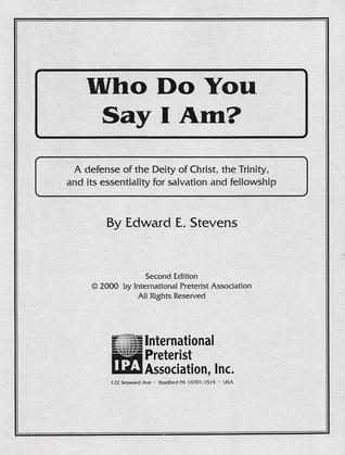 Who Do You Say I Am?