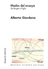 Modos de ensayo: De Borges a Piglia Modos de ensayo: De Borges a Piglia