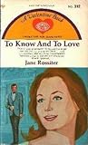 To Know and to Love