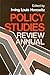 Policy Studies Review Annual, Volume 5