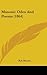 Masonic Odes And Poems (1864)