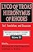 Lyco of Troas and Hieronymus of Rhodes: Text, Translation, and Discussion