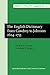 The English Dictionary from Cawdrey to Johnson 1604-1755