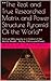 **The Real and True Researched Matrix and Power Structure Pyramid Of the World**: Find out Who exactly is in Control of the Worlds Wealth , Money, Politics and Power.