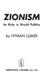 Zionism; its role...