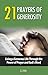 21 Prayers of Generosity: Living a Generous Life Through the Power of Prayer and God's Word