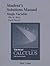 Student Solutions Manual, Single Variable, for Thomas' Calculus: Early Transcendentals