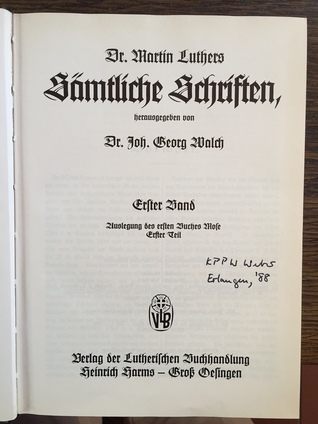 Auslegung des ersten Buches Mose Band 1