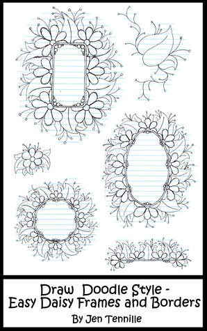 Draw Doodle Style - Easy Daisy Frames and Borders