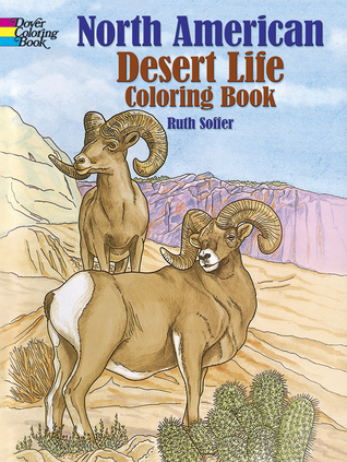 North American Desert Life Coloring Book (Paperback)