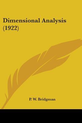 Dimensional Analysis