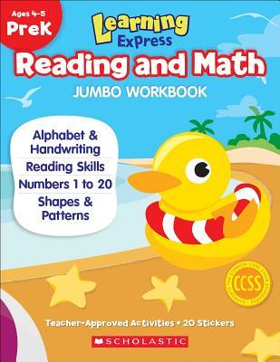Learning Express Reading and Math Jumbo Workbook PreK