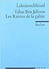 Tahar Ben Jelloun, Les Raisins De La Galère