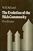 The Evolution of the Sikh Community: Five Essays