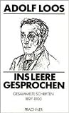 Ins Leere gesprochen