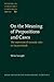 On the Meaning of Prepositions and Cases: The expression of semantic roles in Ancient Greek (Studies in Language Companion Series)