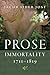 Prose Immortality, 1711-1819 (Winner of the Walker Cowen Memorial Prize)